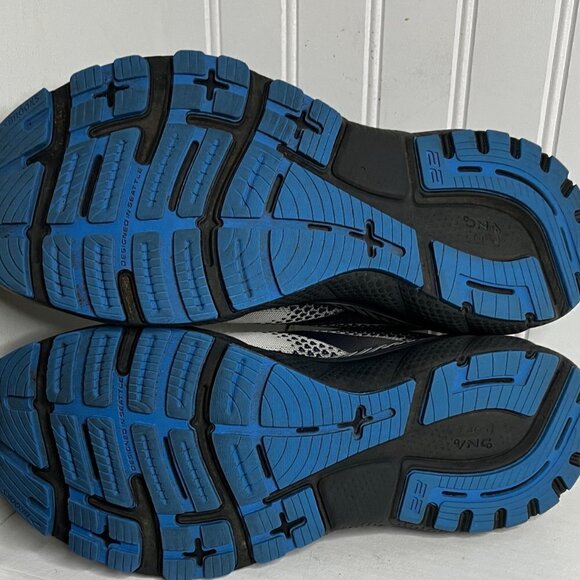 MEN'S BROOKS ADRENALINE GTS 22 Size 9 in Grey & Blue - Picture 6 of 7